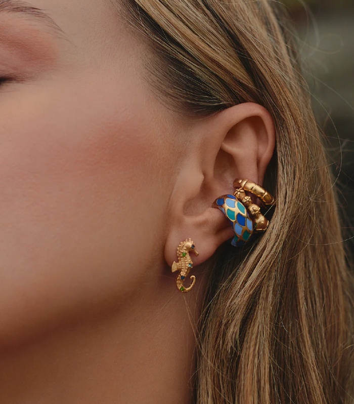 Aretes Caballito de Mar – Gold