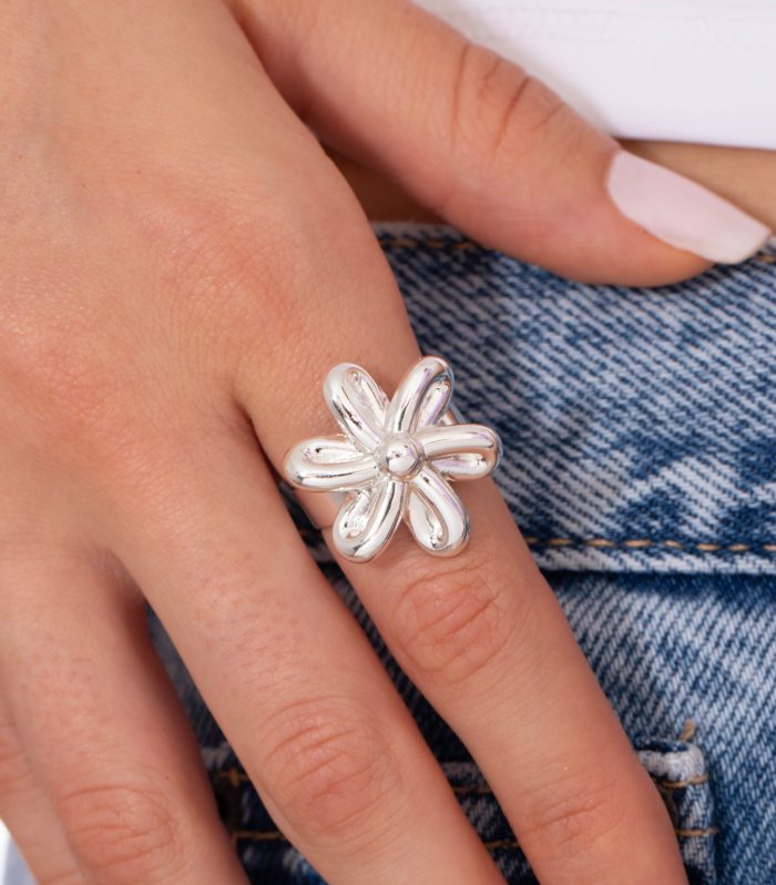 Anillo Flor – Silver